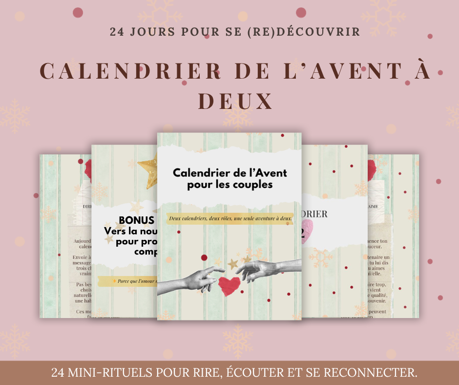 Calendrier de l’Avent pour les couples – 24 activités à deux | Édition 2025