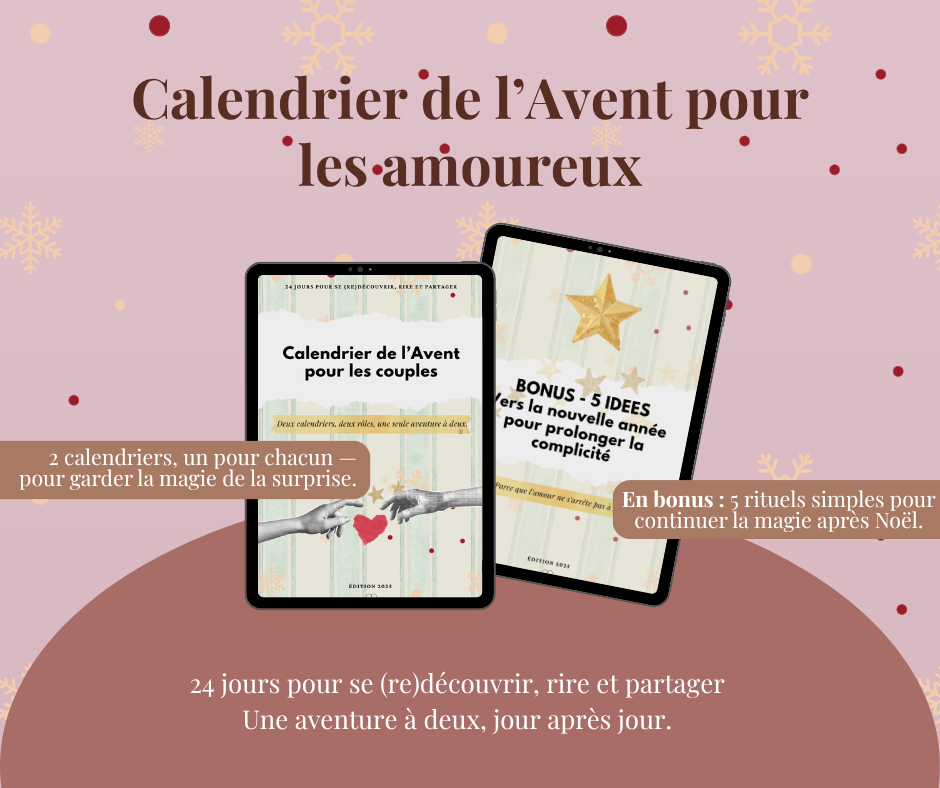 Calendrier de l’Avent pour les couples – 24 activités à deux | Édition 2025