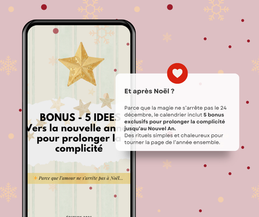 Calendrier de l’Avent pour les couples – 24 activités à deux | Édition 2025